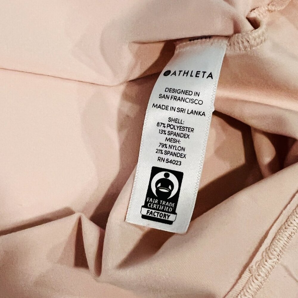Athleta Mesh Chi Tank Top Small 210174 Pink Ballerina Gown Large EUC - Picture 5 of 8